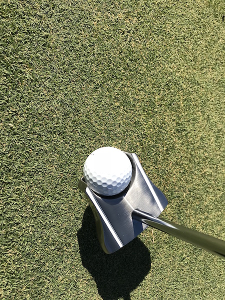 Face on GP Putter ball pickup putter review