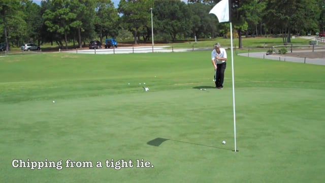 Face on Chipping shot
